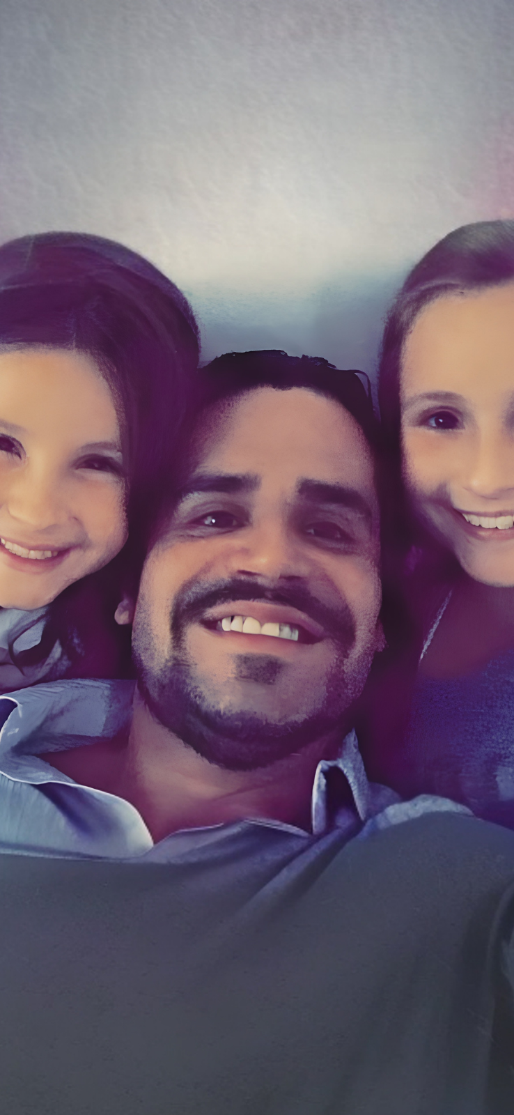 Danika con su hermana y Feli